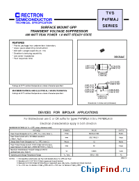 Datasheet P4FMAJ120A-W manufacturer Rectron