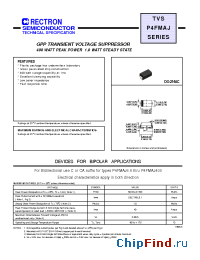 Datasheet P4FMAJ160 manufacturer Rectron