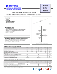 Datasheet R1200 manufacturer Rectron
