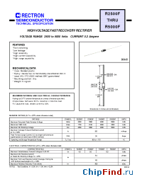 Datasheet R2500F manufacturer Rectron