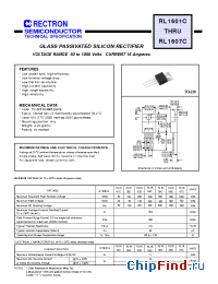 Datasheet RL1605A manufacturer Rectron