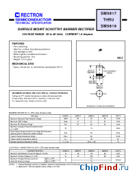 Datasheet SM5818-W manufacturer Rectron