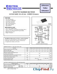 Datasheet SR3020C manufacturer Rectron