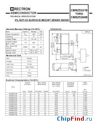 Datasheet UZM5222B-T1 manufacturer Rectron