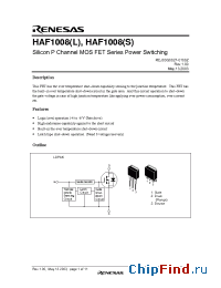 Datasheet HAF1008L manufacturer Renesas