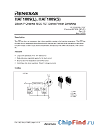 Datasheet HAF1009S manufacturer Renesas
