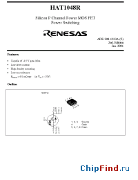 Datasheet HAT1048R manufacturer Renesas