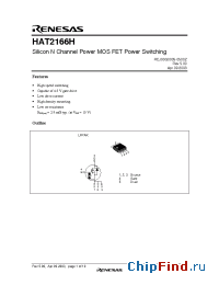 Datasheet HAT2166H manufacturer Renesas