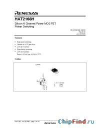 Datasheet HAT2168H manufacturer Renesas