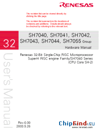 Datasheet HD6437040AVX16 manufacturer Renesas
