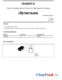 Datasheet HSB88WK manufacturer Renesas