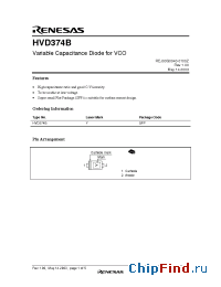 Datasheet HVD374B manufacturer Renesas