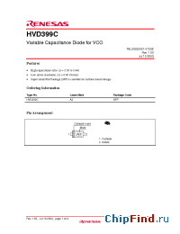 Datasheet HVD399C manufacturer Renesas