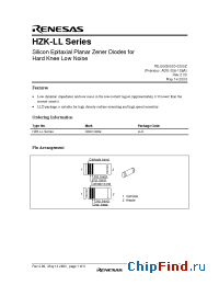 Datasheet HZK2CLL manufacturer Renesas