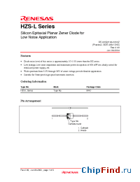 Datasheet HZS11LA1 manufacturer Renesas