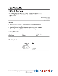 Datasheet HZU11LC1 manufacturer Renesas