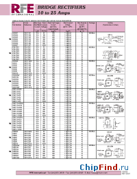 Datasheet KBPC151 manufacturer RFE