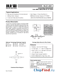 Datasheet NLB-300-E manufacturer RFMD