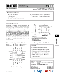 Datasheet RF2469PCBA manufacturer RFMD
