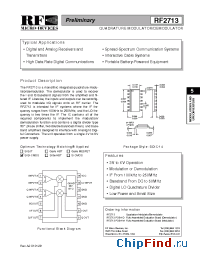 Datasheet RF2713PCBA-M manufacturer RFMD