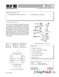 Datasheet RF5107 manufacturer RFMD