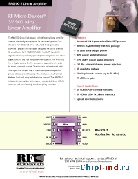 Datasheet RF6100-2 manufacturer RFMD