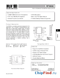 Datasheet RF9938PCBA manufacturer RFMD