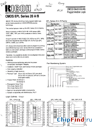 Datasheet EPL14P4AD-35 manufacturer RICOH