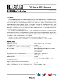 Datasheet R1210N222C-TR manufacturer RICOH