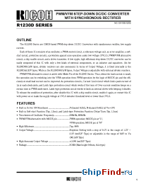 Datasheet R1230D281B-TL manufacturer RICOH