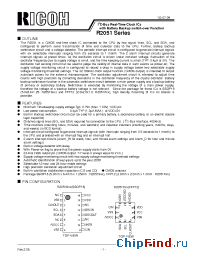 Datasheet R2051K01-E2 manufacturer RICOH