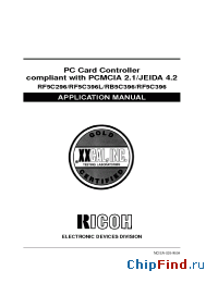 Datasheet RF5C296 manufacturer RICOH