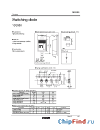 Datasheet 1SS380 manufacturer Rohm