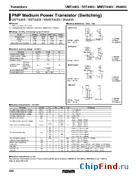 Datasheet 2N4403 manufacturer Rohm