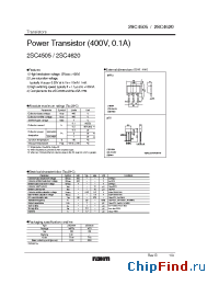 Datasheet 2SC4620 manufacturer Rohm
