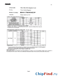 Datasheet BA17805CP manufacturer Rohm