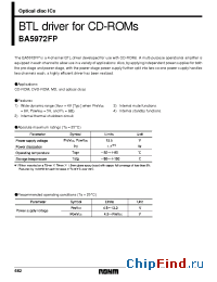 Datasheet BA5972FP manufacturer Rohm