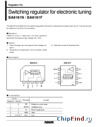 Datasheet BA6161N manufacturer Rohm