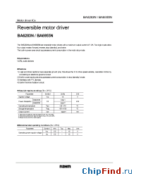 Datasheet BA6283 manufacturer Rohm