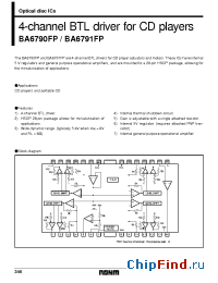 Datasheet BA6790FP manufacturer Rohm
