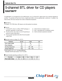 Datasheet BA6796FP manufacturer Rohm