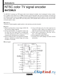 Datasheet BA7230 manufacturer Rohm