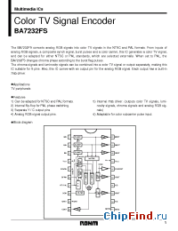 Datasheet BA7232 manufacturer Rohm
