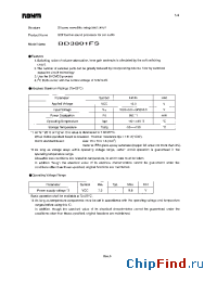 Datasheet BD3801FS manufacturer Rohm