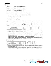 Datasheet BD3823FV manufacturer Rohm