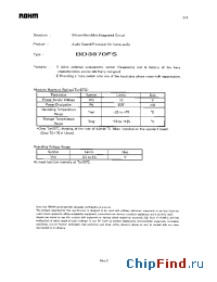 Datasheet BD3870FS manufacturer Rohm