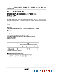 Datasheet BP5232-33A manufacturer Rohm