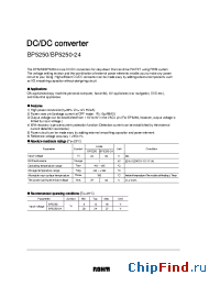 Datasheet BP5250-24 manufacturer Rohm