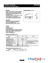 Datasheet BP5450 manufacturer Rohm