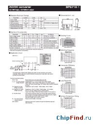 Datasheet BP5710-1 manufacturer Rohm